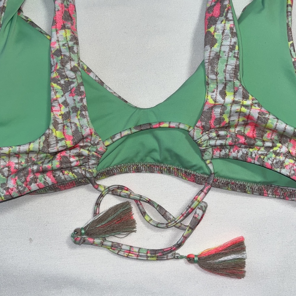 BECCA Multicolor Bikini Top Small - Picture 6 of 10